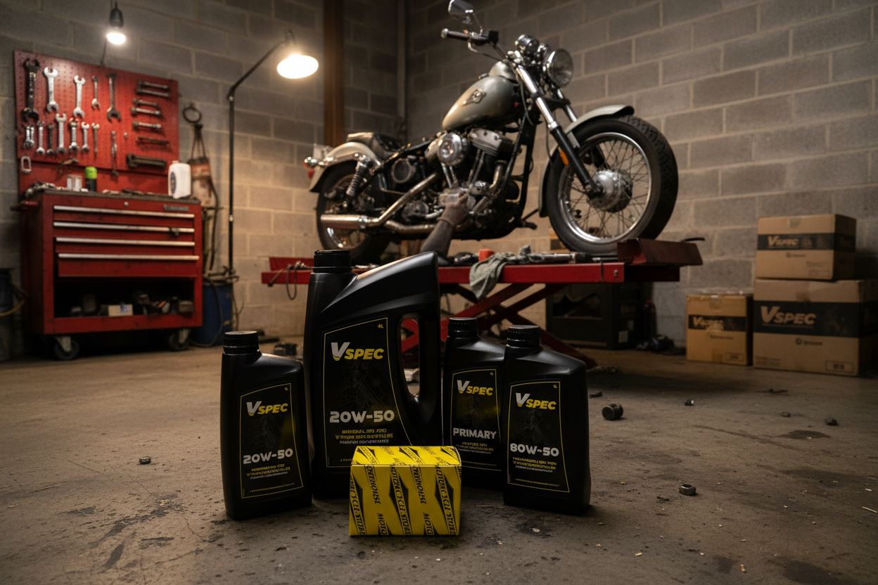 Öljynvaihto setti Harley M8
